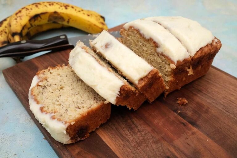 Banana Bread with Cream Cheese Frosting