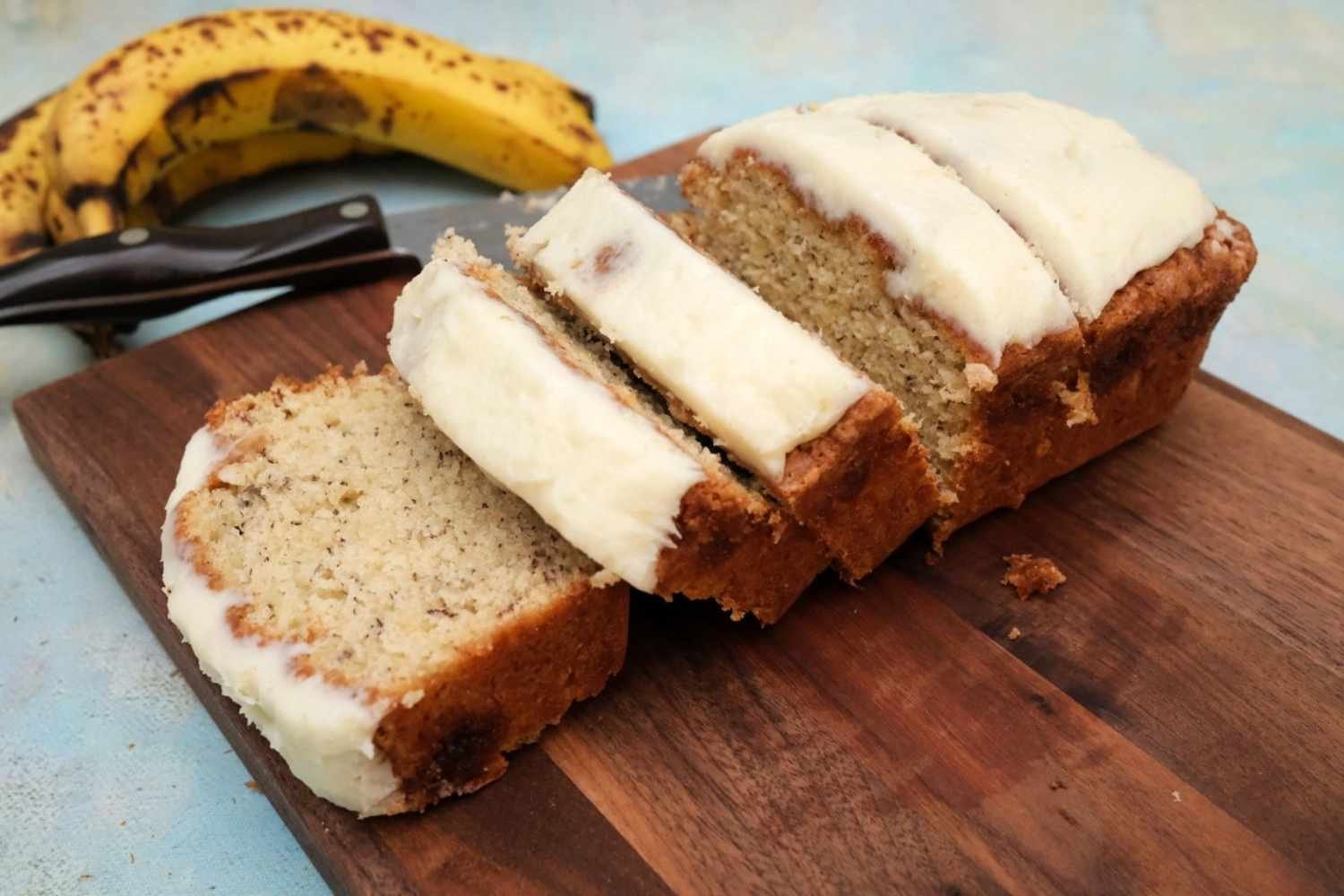 Banana Bread with Cream Cheese Frosting