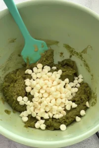 Wet ingredients whisked together in a mixing bowl until smooth and glossy.