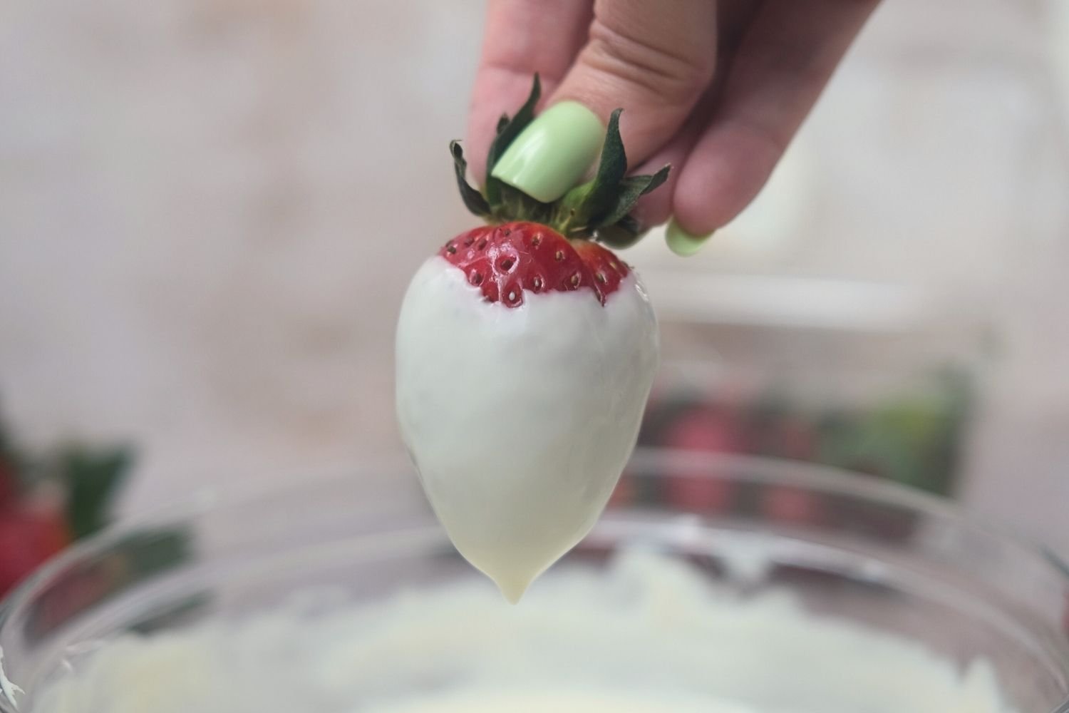 White Chocolate Covered Strawberries