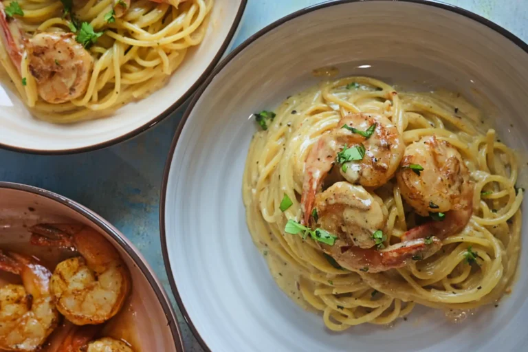 Creamy Garlic Shrimp Pasta
