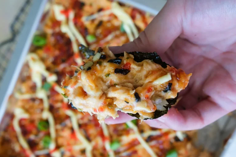 Salmon Sushi Bake