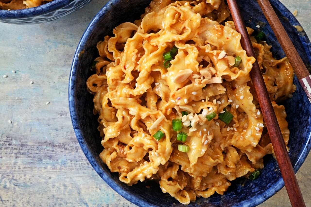 Spicy Peanut Butter Noodles